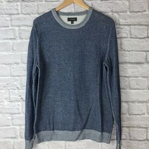 Express  Men's Size M Blue Crew Neck Sweater